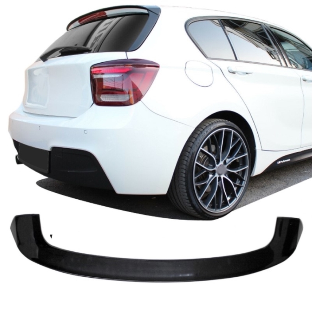 BMW 1 Serisi (2011-2018) F20 Uyumlu Spoiler - Piano Black (Parlak Siyah) 3