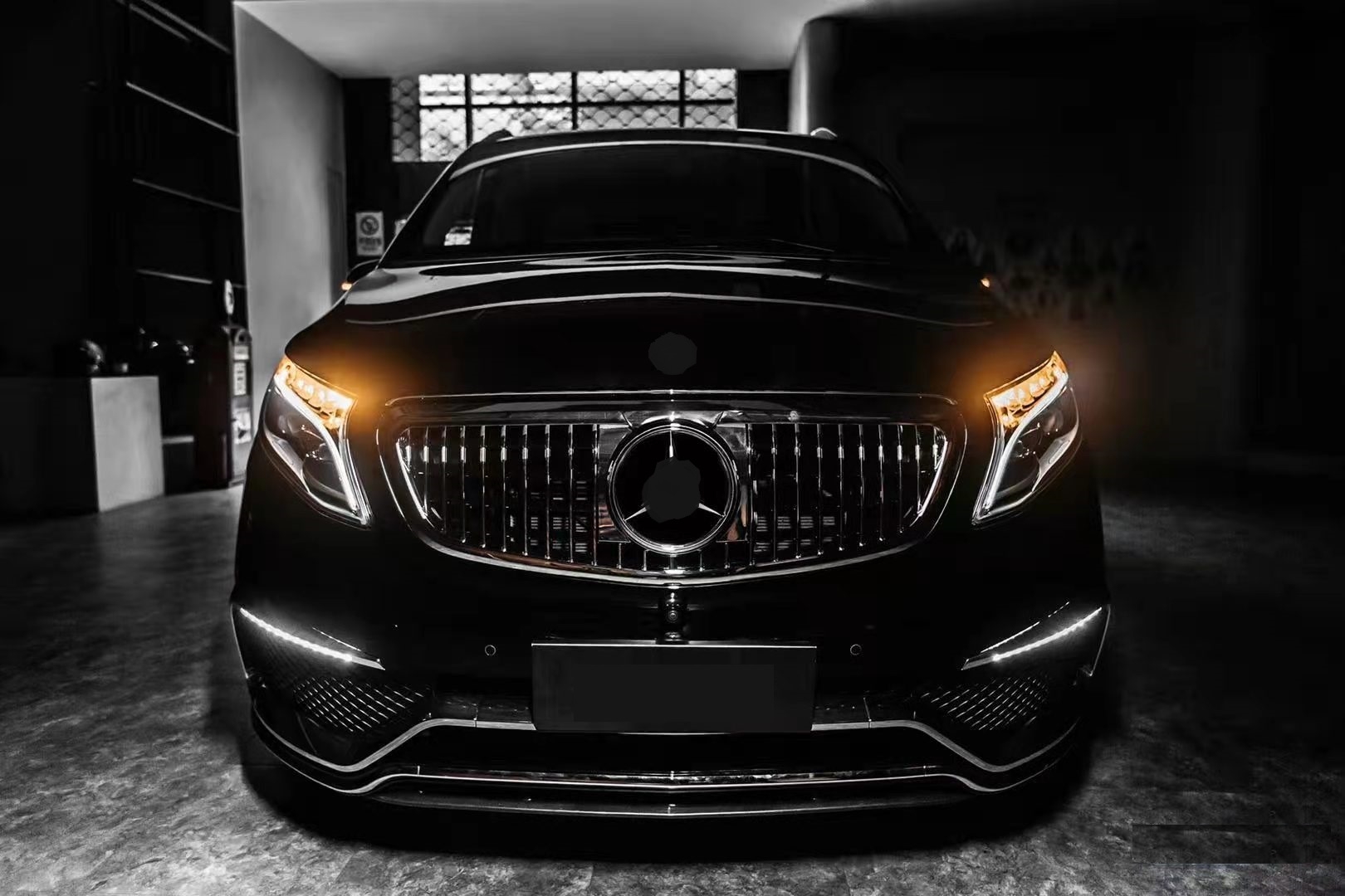 Mercedes-Benz Vito için Uyumlu V-Class Body Kit 2016+ (Versiyon 2) 3