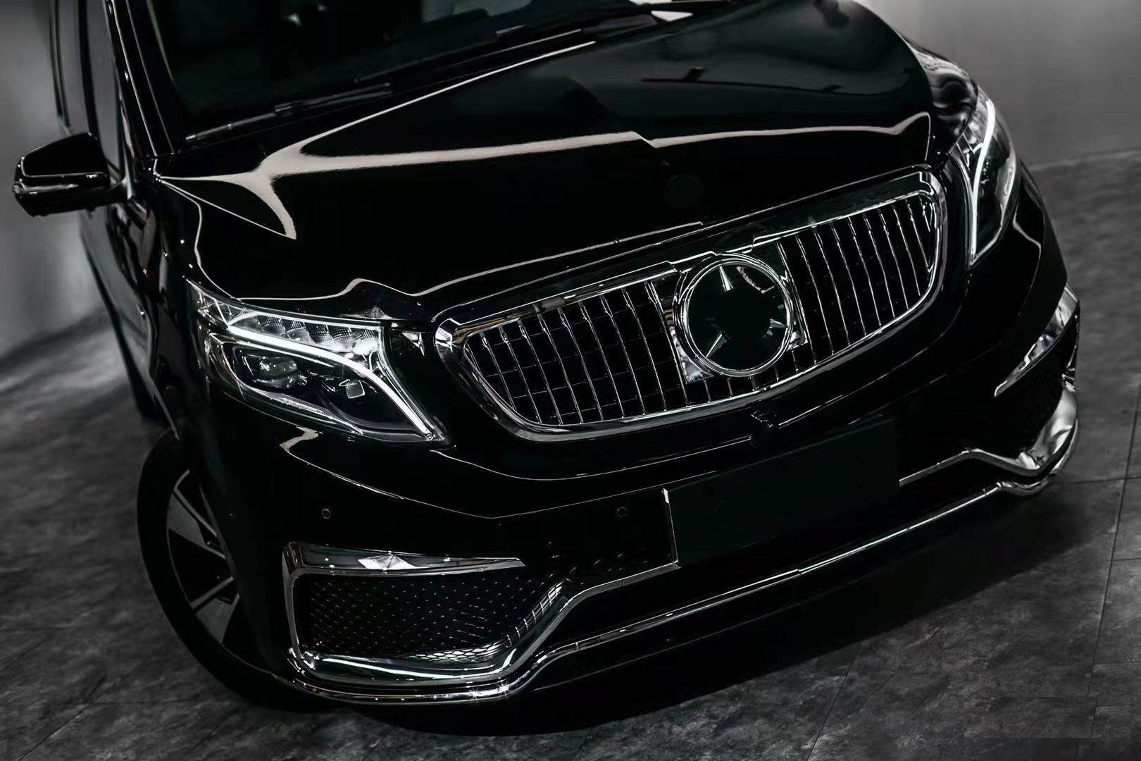 Mercedes-Benz Vito için Uyumlu V-Class Body Kit 2016+ (Versiyon 2) 4