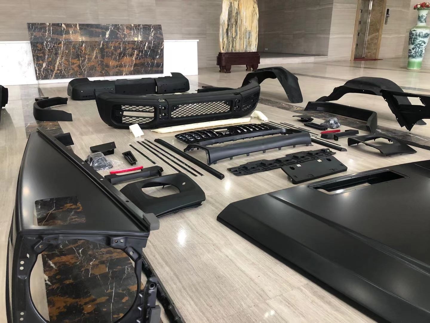 W463 G Serisi İçin Uyumlu G63 Görünüm Body Kit Full Set 2