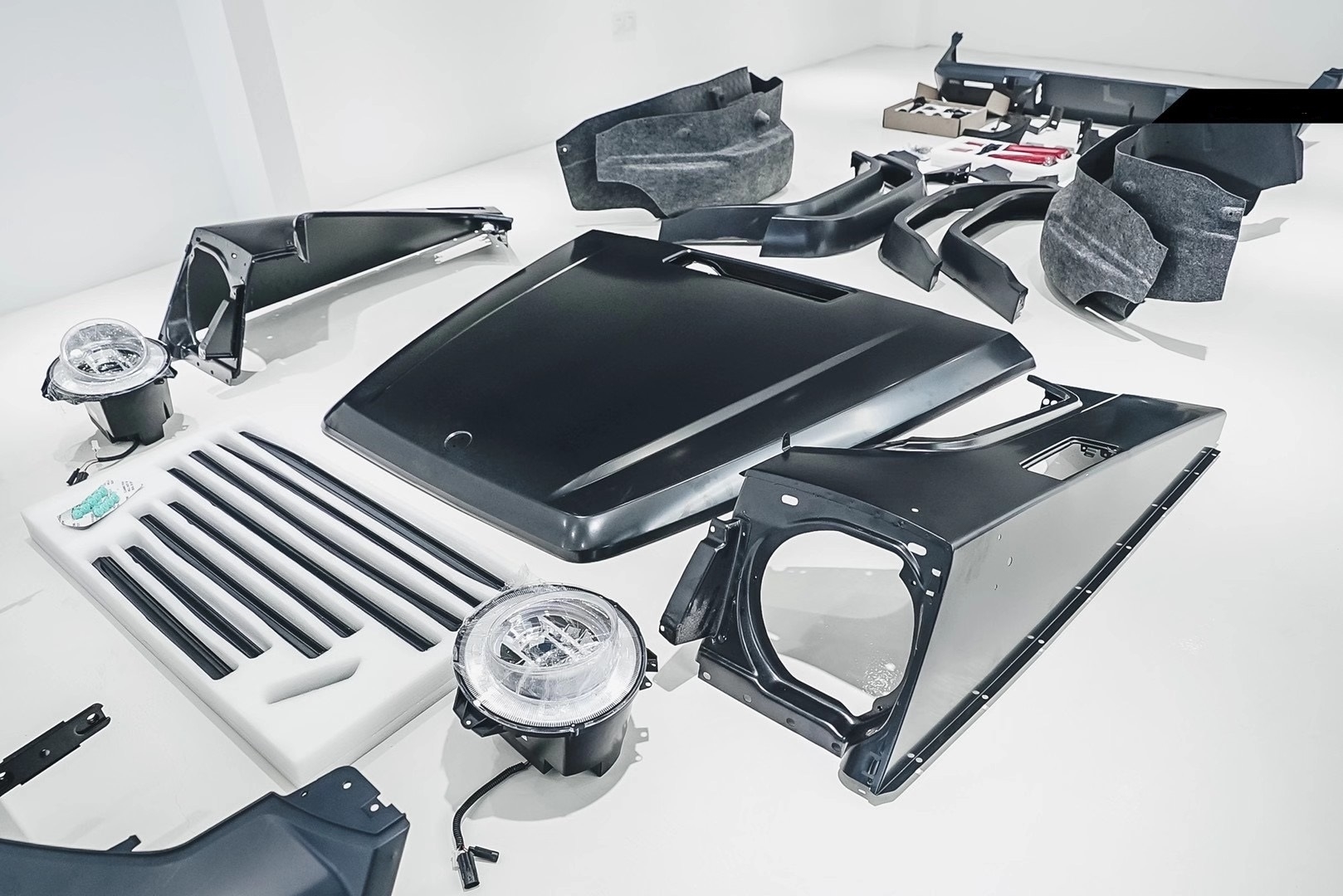 W463 G Serisi İçin Uyumlu G63 Görünüm Body Kit Full Set 3