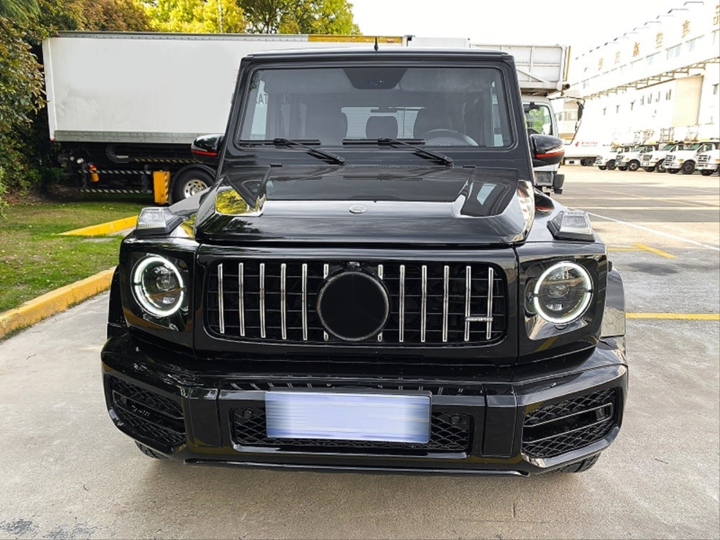 W463 G Serisi İçin Uyumlu G63 Görünüm Body Kit Full Set 5