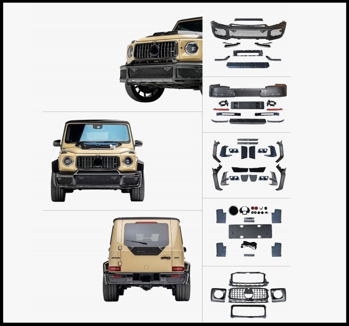 W464 G Serisi İçin BRS Body Kit 2