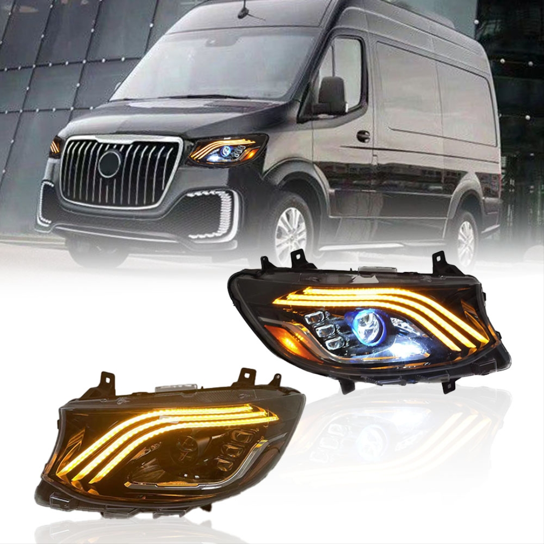 W907 Sprinter 2018+ İçin Maybach Görünüm LED Far 4