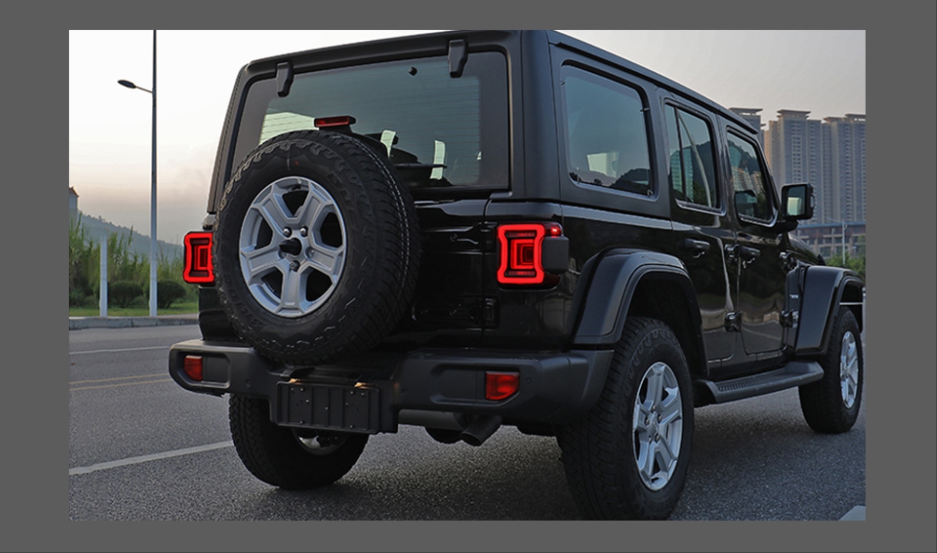 Jeep Wrangler 2008-2017 İçin Uyumlu 3D LED Stop 2