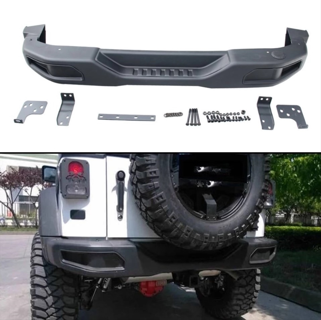 Jeep Wrangler JK 2007-2017 İçin Uyumlu 10. Yıl Arka Tampon 3
