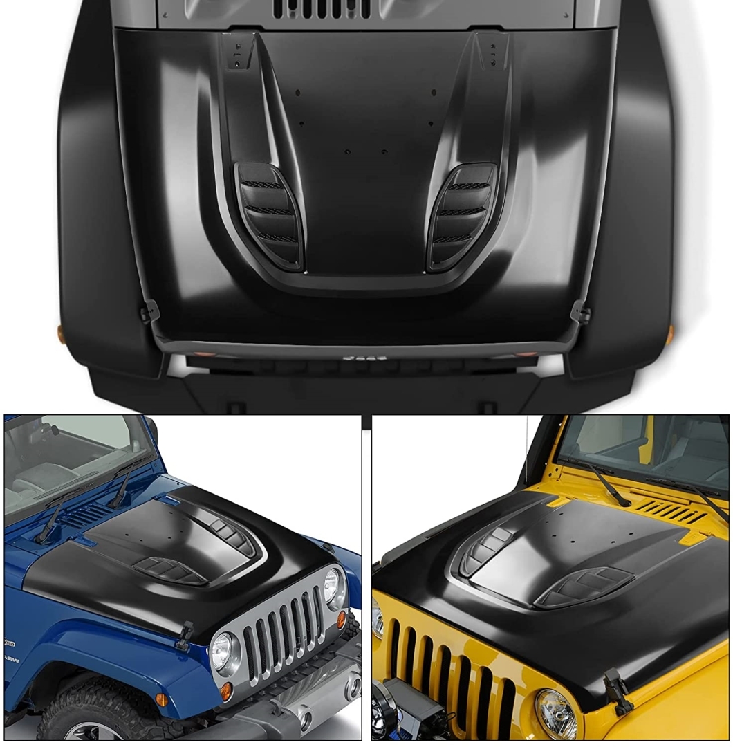 Jeep Wrangler JK 2007-2017 İçin Uyumlu 10. Yıl Kaput (Sac) 4