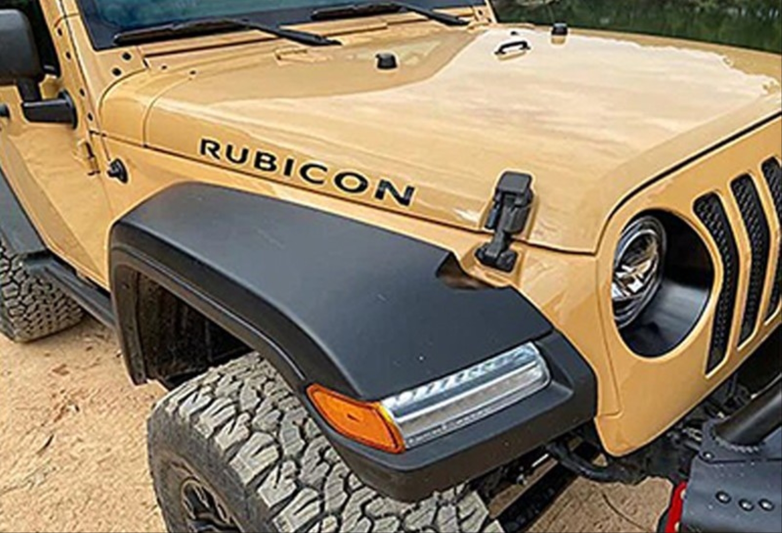 Jeep Wrangler JK 2007-2017 için Uyumlu 2019+ JL Makyajlama (Panjur + Dodik + Çamurluk + Davlumbaz + LED) 4