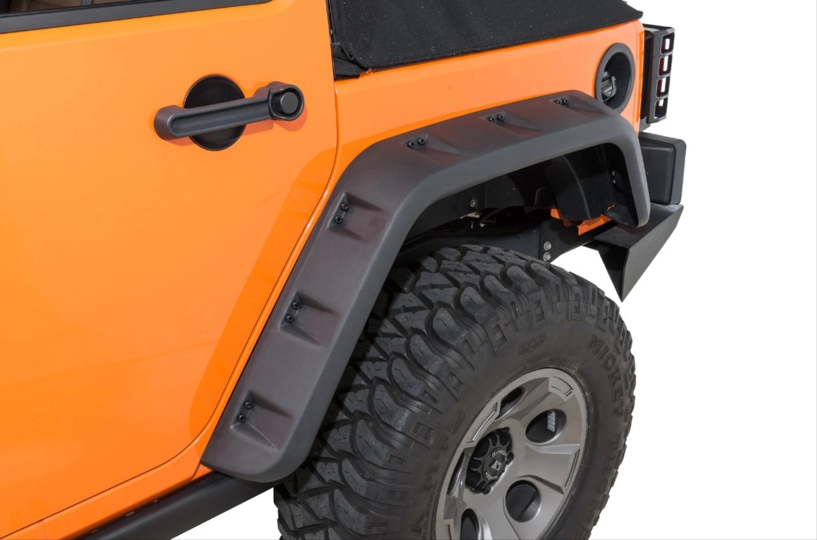 Jeep Wrangler JK 2007-2017 İçin Uyumlu Hurricane Çamurluk Kabartma Seti (Dodik) (Ledli) 2