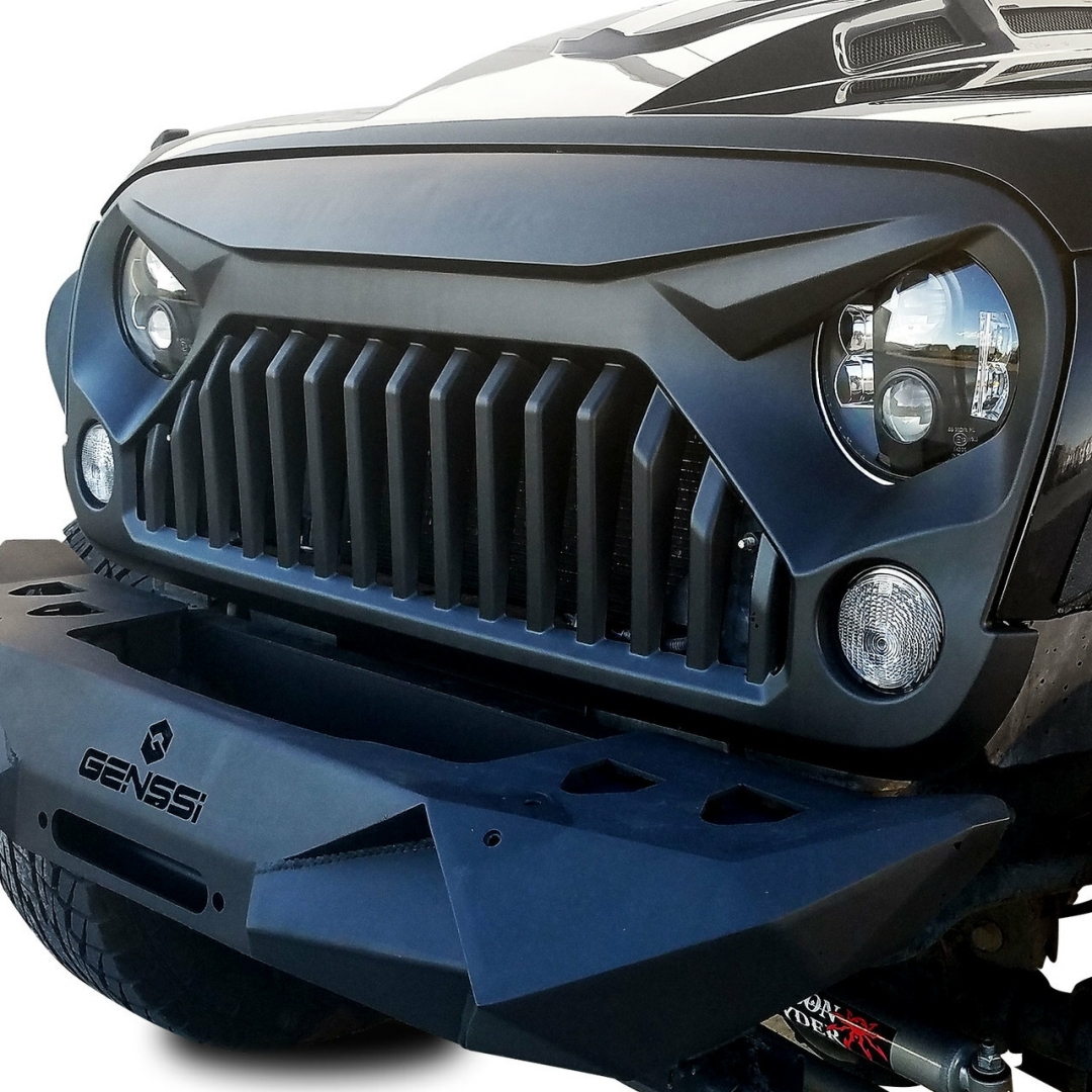 Jeep Wrangler JK (2007-2017) için Uyumlu Panjur - Dizayn B 3