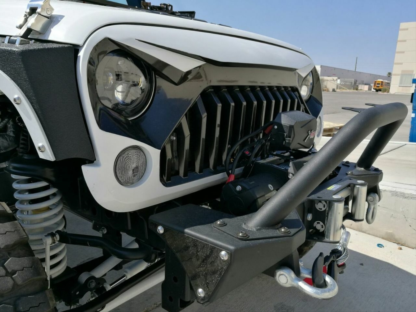 Jeep Wrangler JK (2007-2017) için Uyumlu Panjur - Dizayn B 4