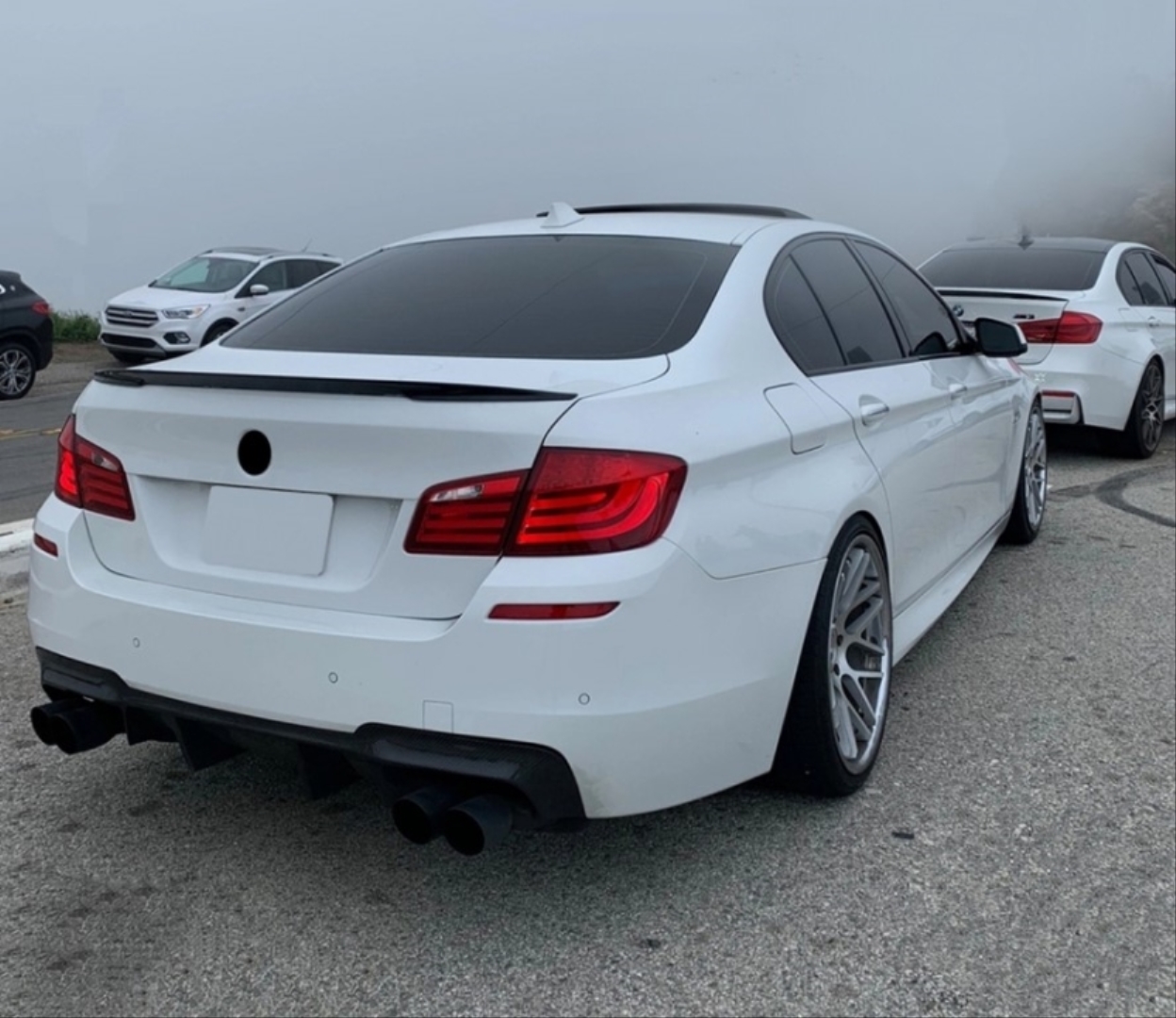 BMW 5 Serisi F10 2010-2016 M4 Spoiler - Piano Black (Parlak Siyah) 4