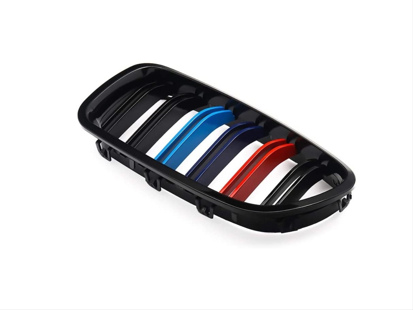 BMW 5 Serisi F10 2011-2018 için M5 Görünüm Bobrek (Çift Çizgi Panjur) - M Renk 3