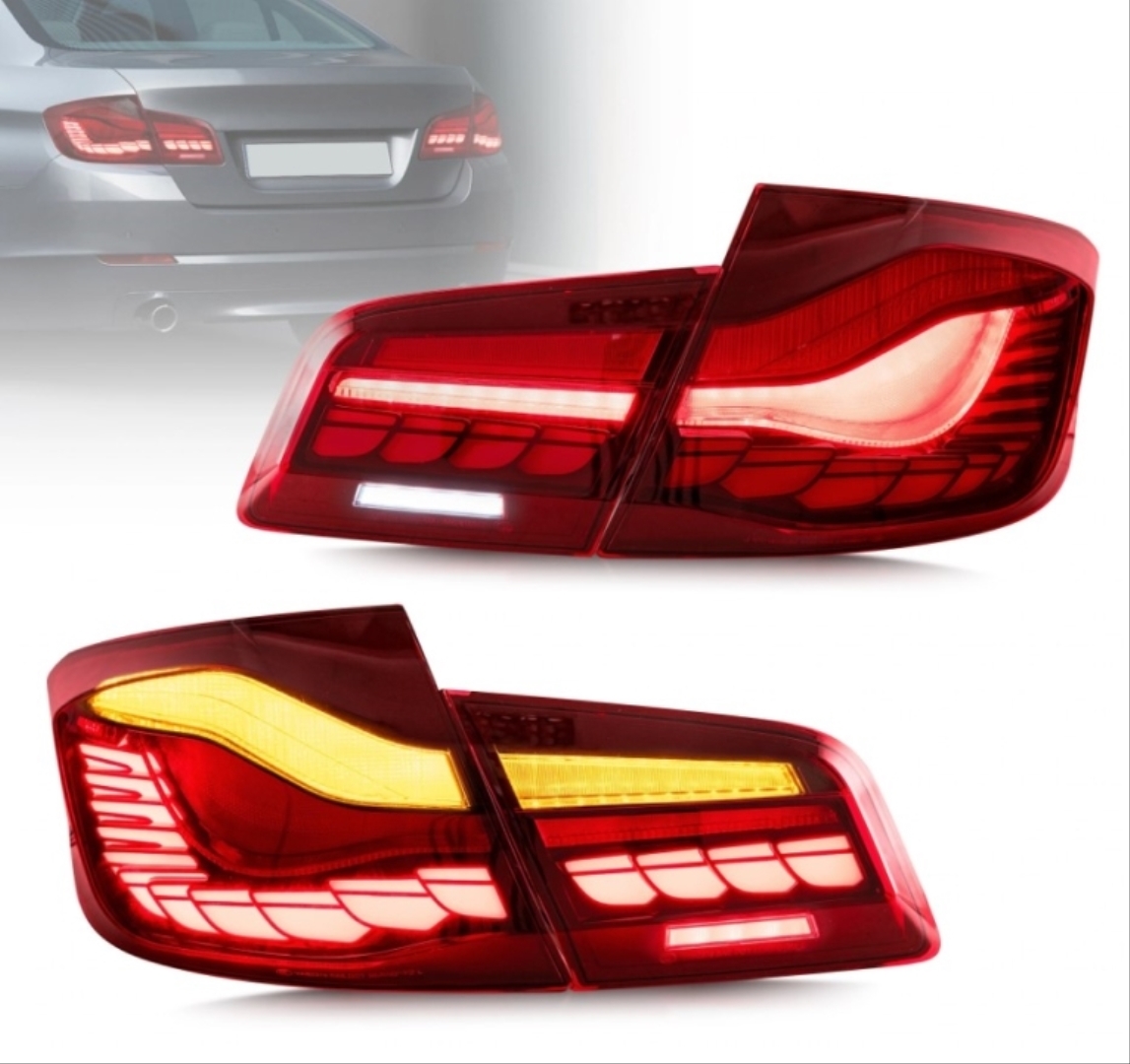 BMW 5 Serisi F10 Uyumlu Dragon LED Stop - Kırmızı 2