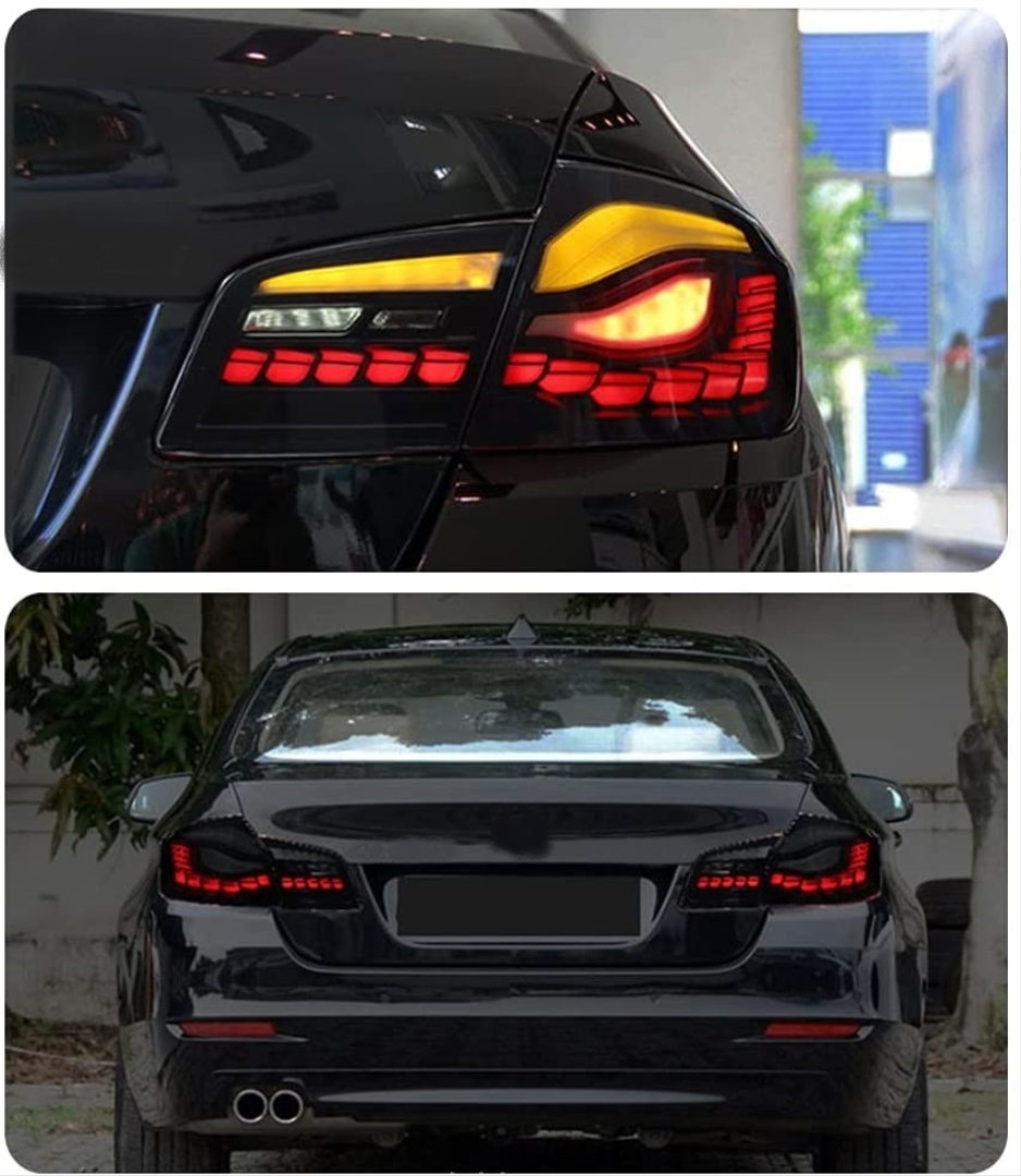 BMW 5 Serisi F10 Uyumlu Dragon LED Stop - Smoke 2
