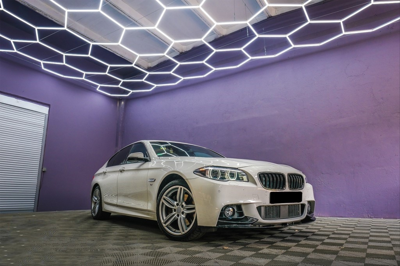 BMW 5 Serisi F10 Ön Lip - Piano Black 5