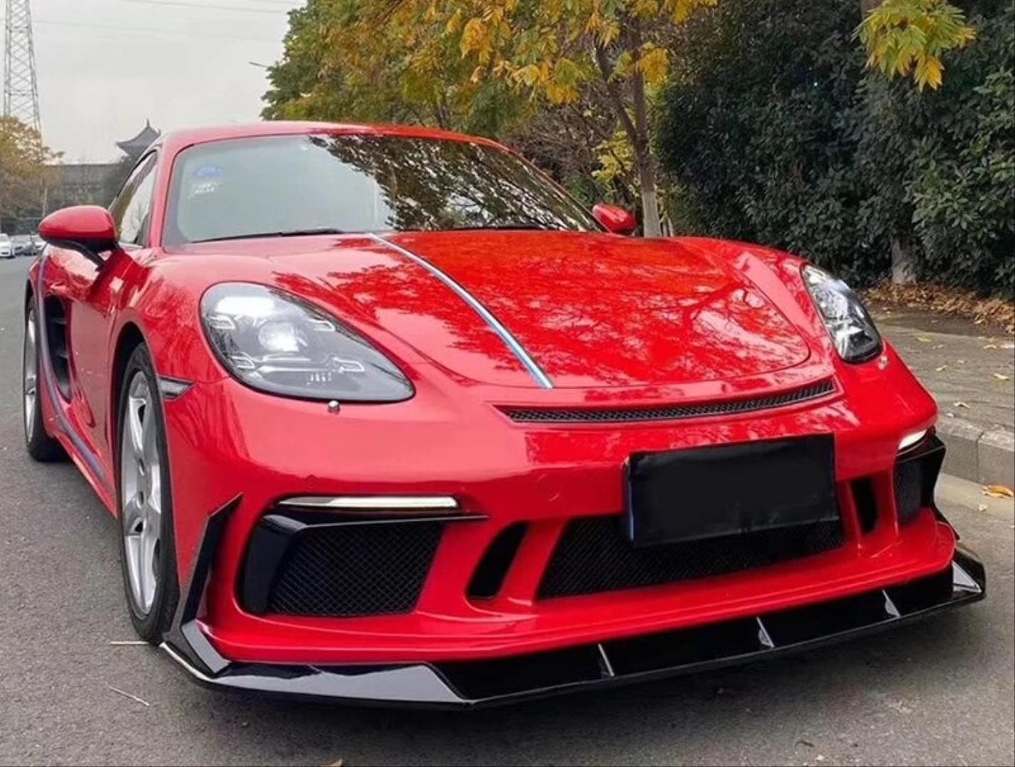 Porsche 718 için Uyumlu GT3 Body Kit 2