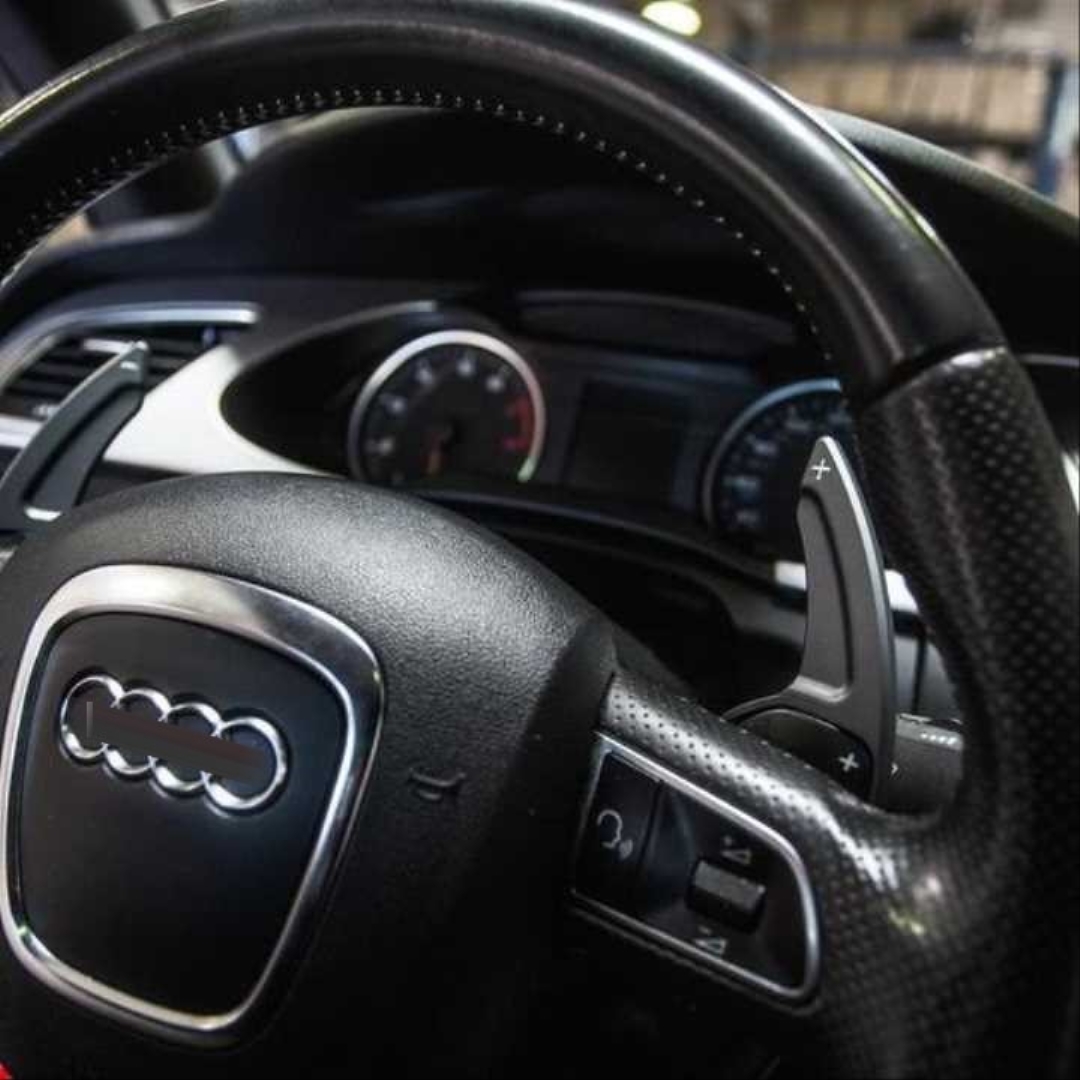 Audi A3, A4, A5 2013-2016 için Uyumlu Paddle Shift (F1 Vites Kulakçık) - Siyah 2