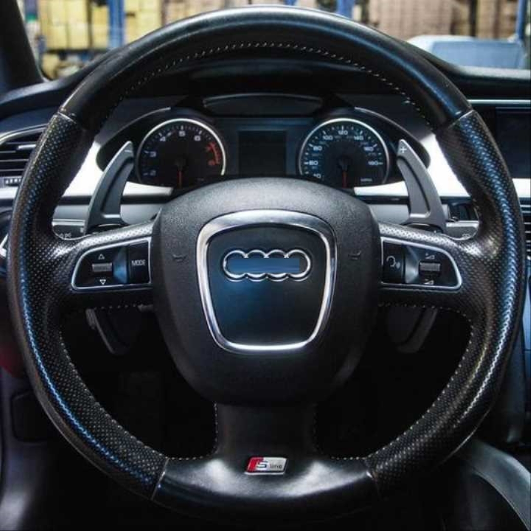 Audi A3, A4, A5 2013-2016 için Uyumlu Paddle Shift (F1 Vites Kulakçık) - Siyah 3