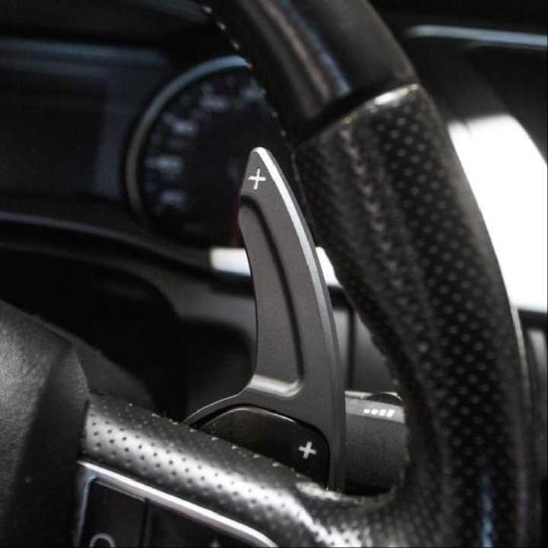 Audi A3, A4, A5 2013-2016 için Uyumlu Paddle Shift (F1 Vites Kulakçık) - Siyah 5