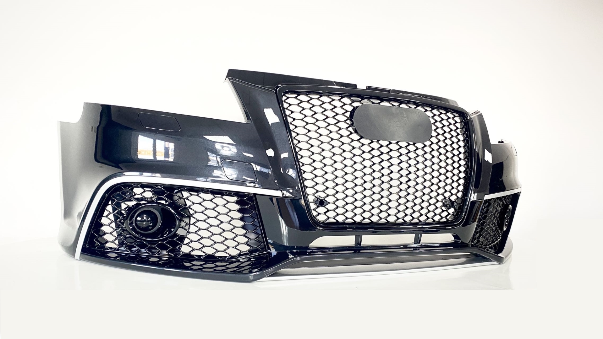 A3 2009-2012 Hatchback için Uyumlu RS3 Ön Tampon Panjur Seti - (8P Makyajlı Kasa) 2