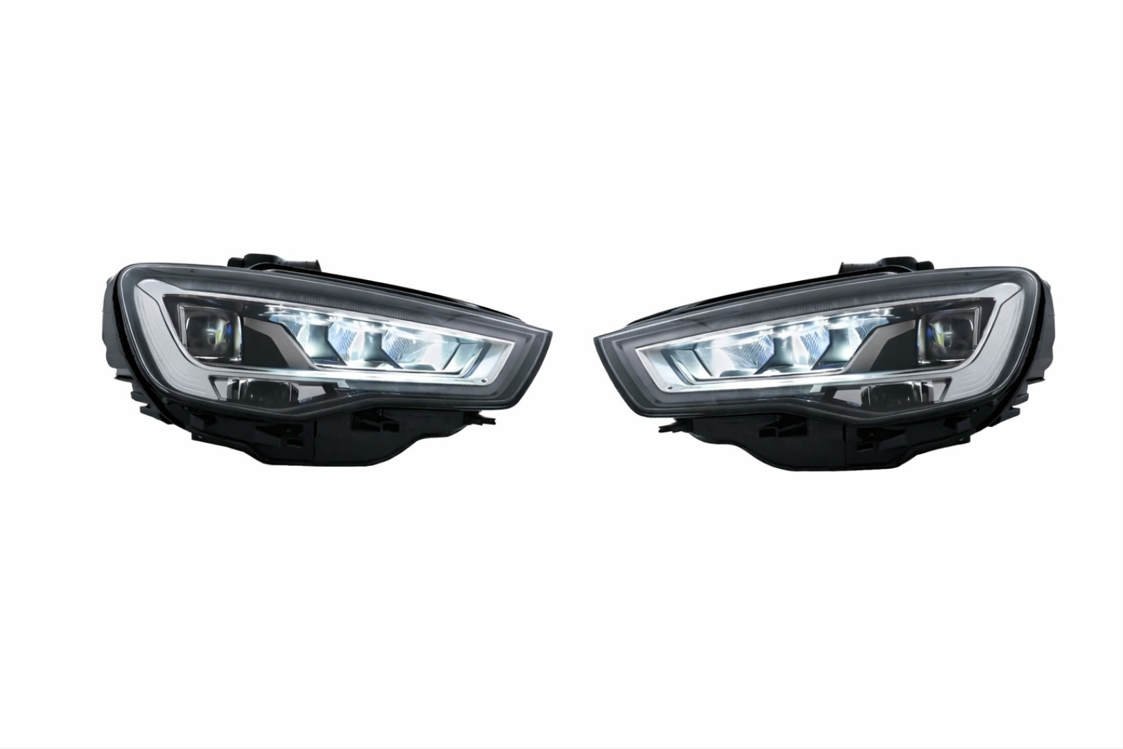 A3 2013-2016 için Uyumlu LED Far (Halonjen Far için) Full LED 4