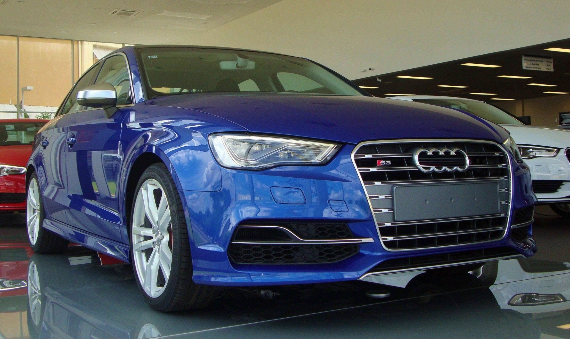 Audi A3 2013-2016 Sedan için Uyumlulu S3 Ön Tampon Panjur Seti 2