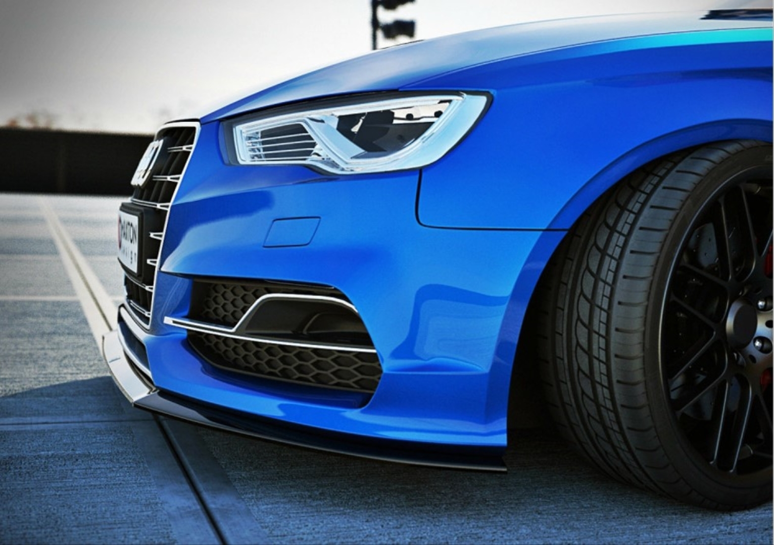 Audi A3 2013-2016 Sedan için Uyumlulu S3 Ön Tampon Panjur Seti 4