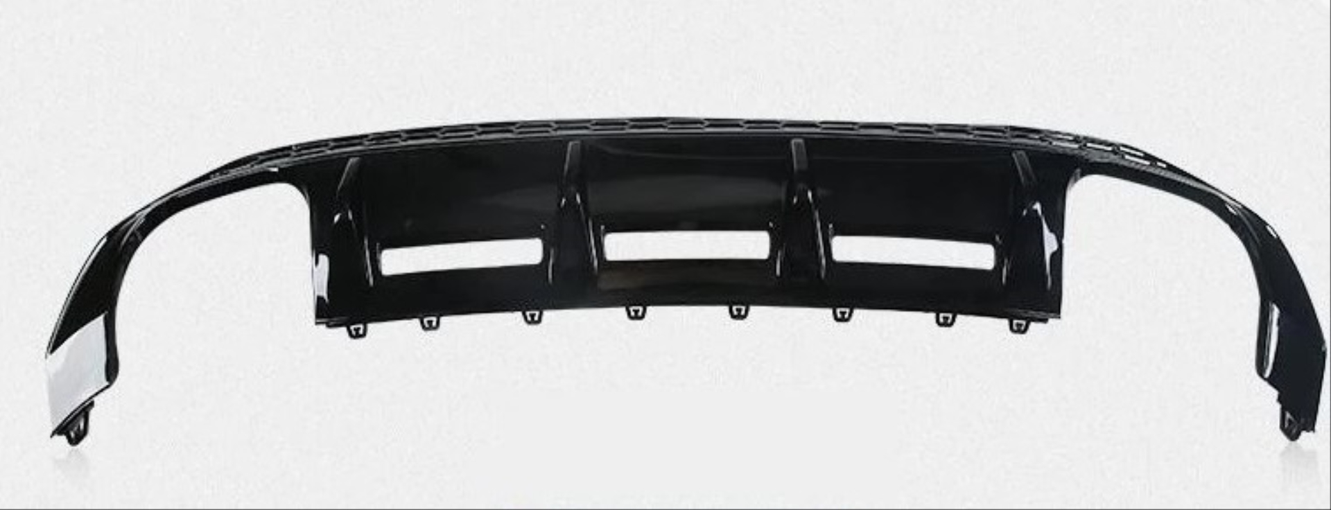 A3 2021+ Hatchback İçin Uyumlu S-Line 4 Egzoz Difüzör - Piano Black 2