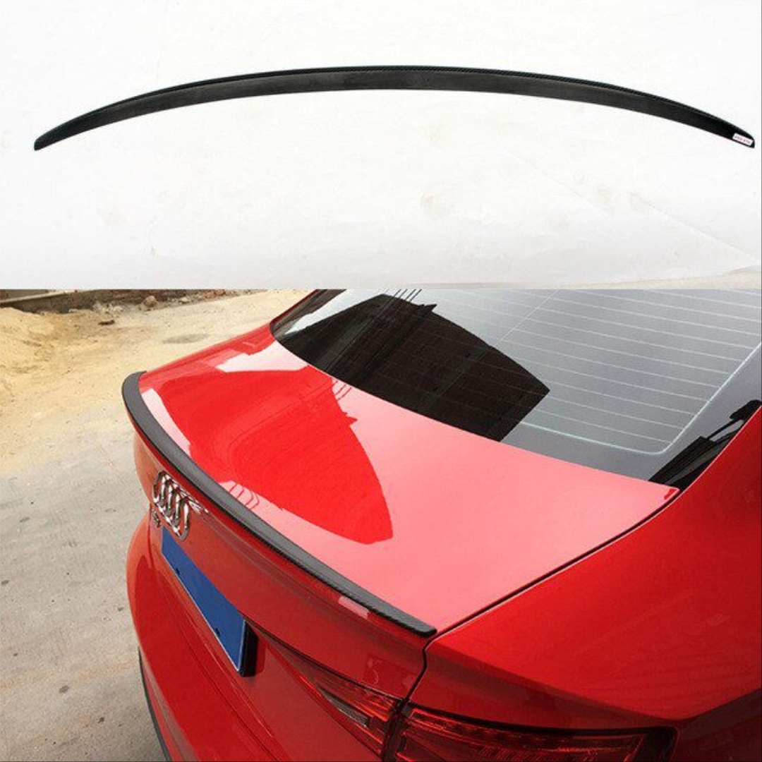 Audi A3 Sedan (2013-2019) için Uyumlu S3 Spoiler - Piano Black (Parlak Siyah) 2