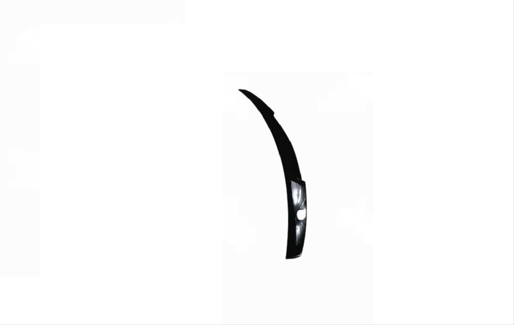 Audi A4 (2009-2012) için Uyumlu M4 Spoiler - Piano Black (Parlak Siyah) 2