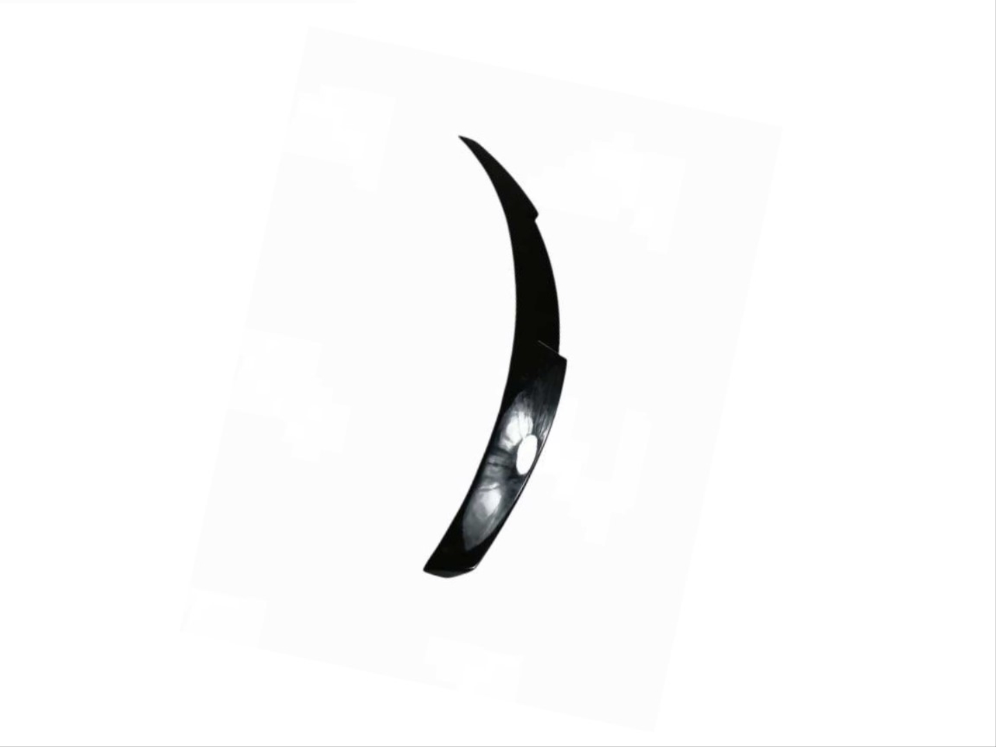 A4 (2012-2015) için M4 Spoiler - Piano Black (Parlak Siyah) 2
