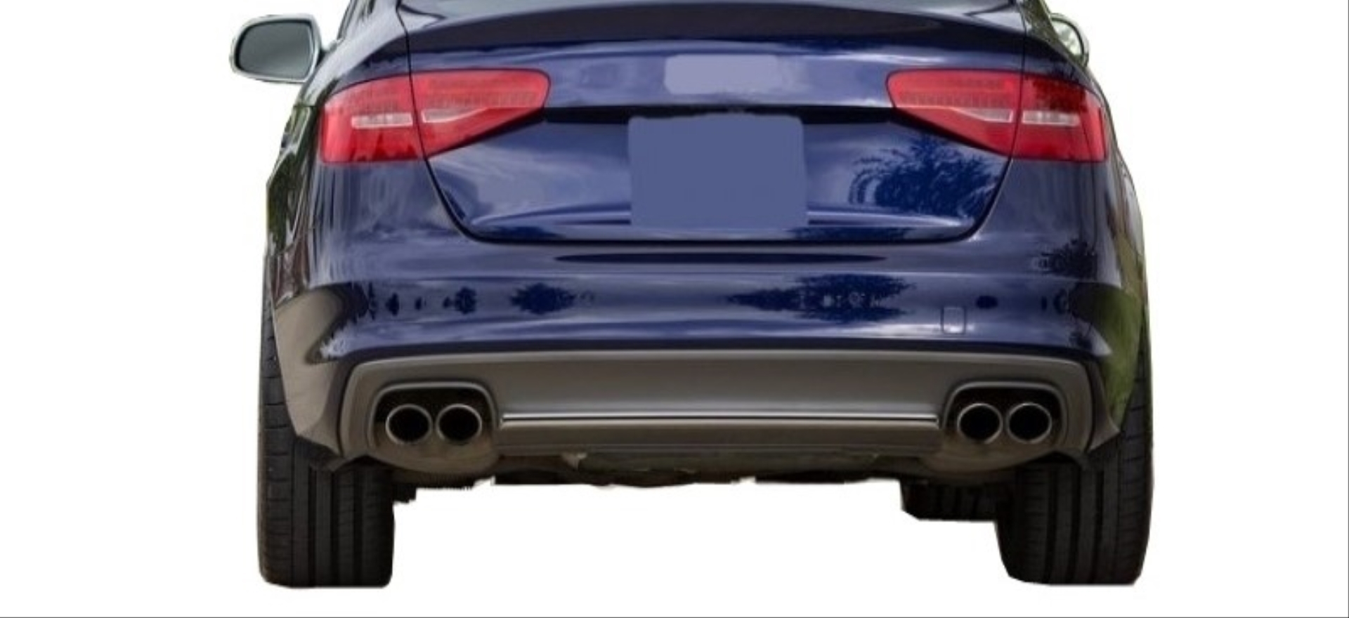Audi A4 (2012-2015) için Uyumlu S4 Difuzor (Normal Tampon İçin) 5
