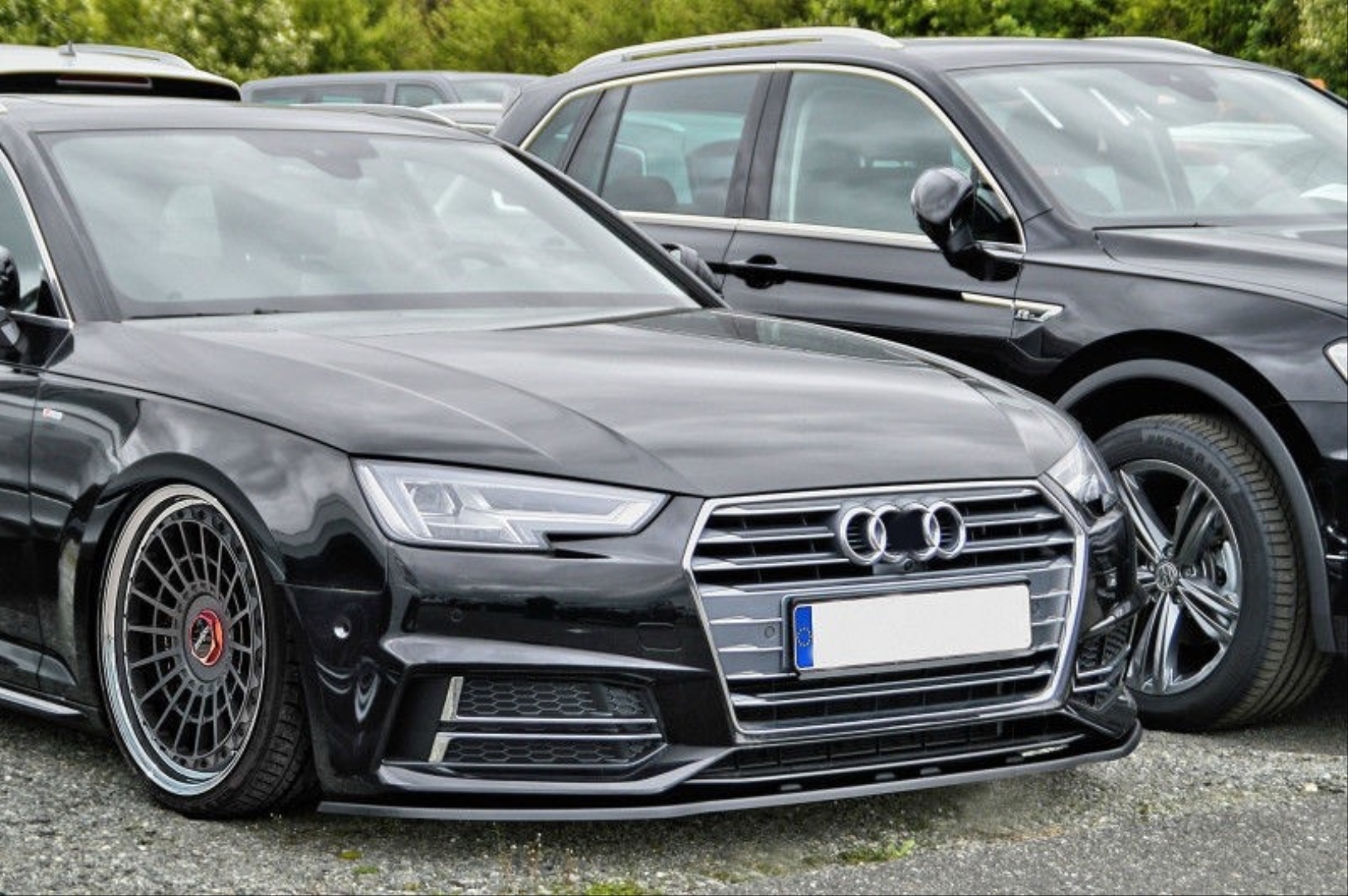 Audi A4 (2012-2015) için Uyumlu S4 Panjur - Gri 3