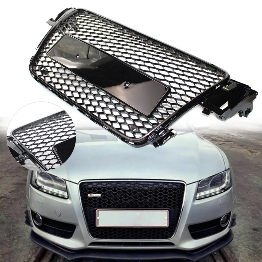 Audi A5 (2008-2012) için Uyumlu RS5 Panjur - Siyah 3