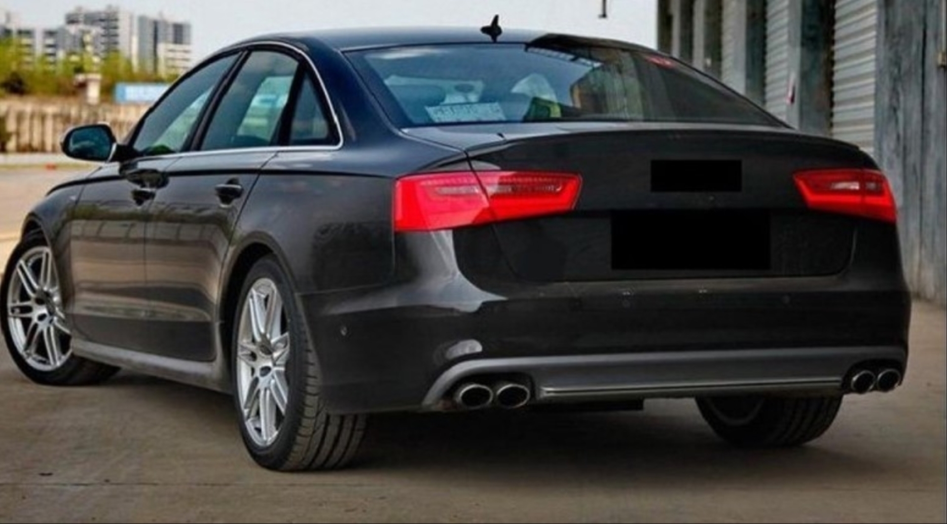 Audi A6 2012-2014 İçin Uyumlu S6 Görünüm Difüzör - (Normal Tampon İçin) 5