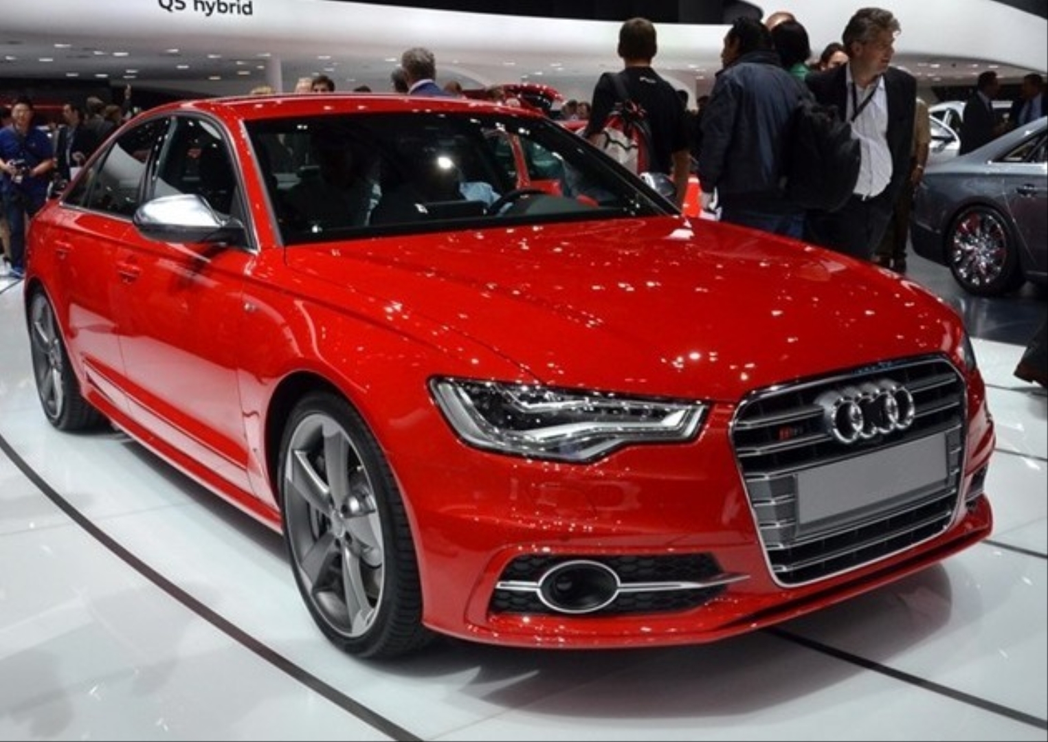 Audi A6 2012-2014 için uyumlu S6 ön tampon panjur seti 4