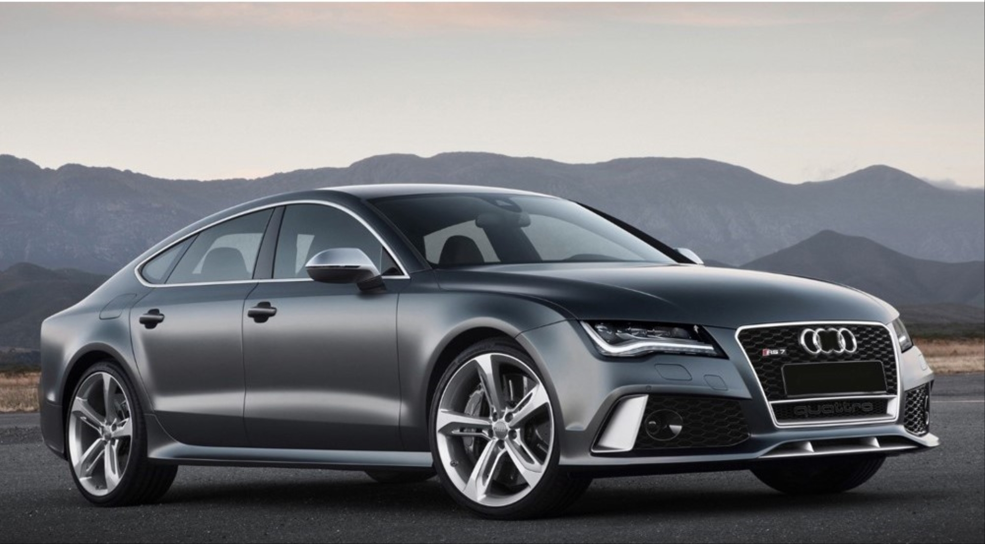 Audi A7 (2009-2014) için Uyumlu RS7 Ön Tampon Panjur Seti 2
