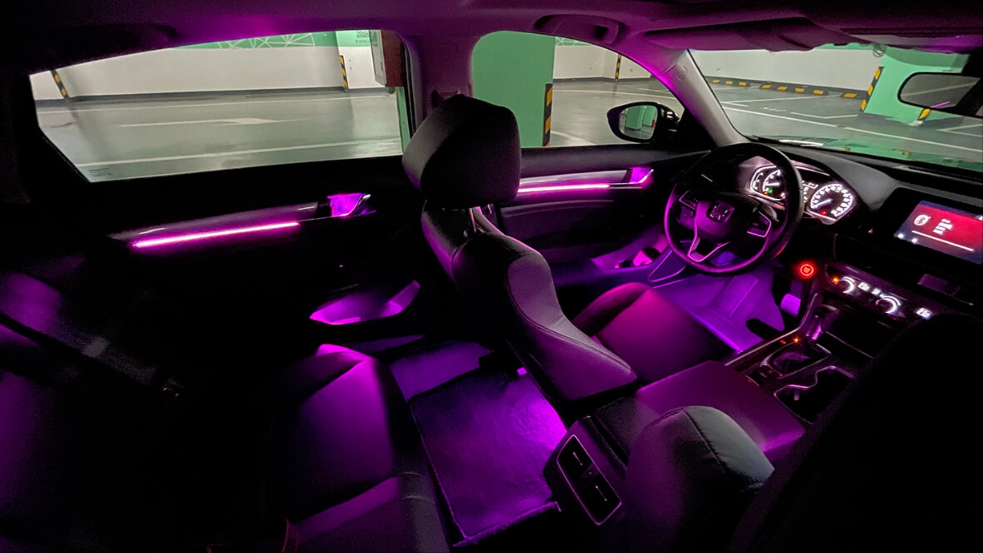 Honda Accord 2020+ İçin Uyumlu Ambians Aydınlatma ve Tweeter Set - 64 Renk 3