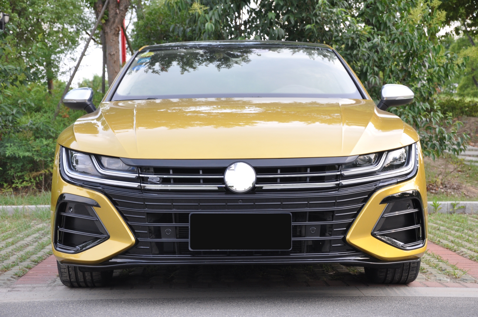 Volkswagen Arteon 2017-2020 İçin 2021+ Facelift R Tampon ve Ledli Panjur Set 2