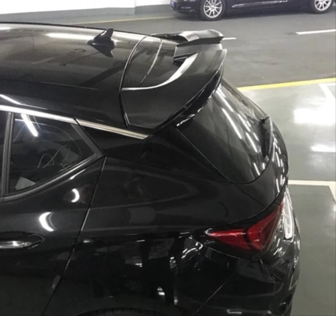 Opel Astra K (2016-2020) İçin Piano Black Spoiler - Parlak Siyah 5