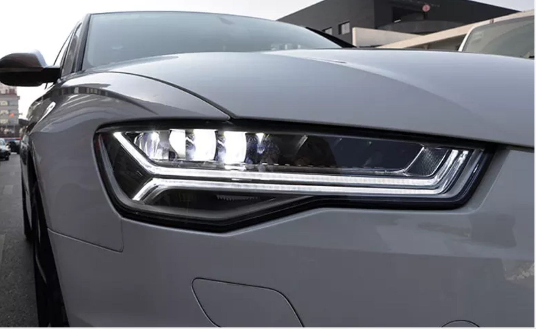 2012-2014 Audi A6 için 2015-2018 S6 Facelift Full Set (Ön - Arka Tampon - Far - Stop - Difüzör) 4