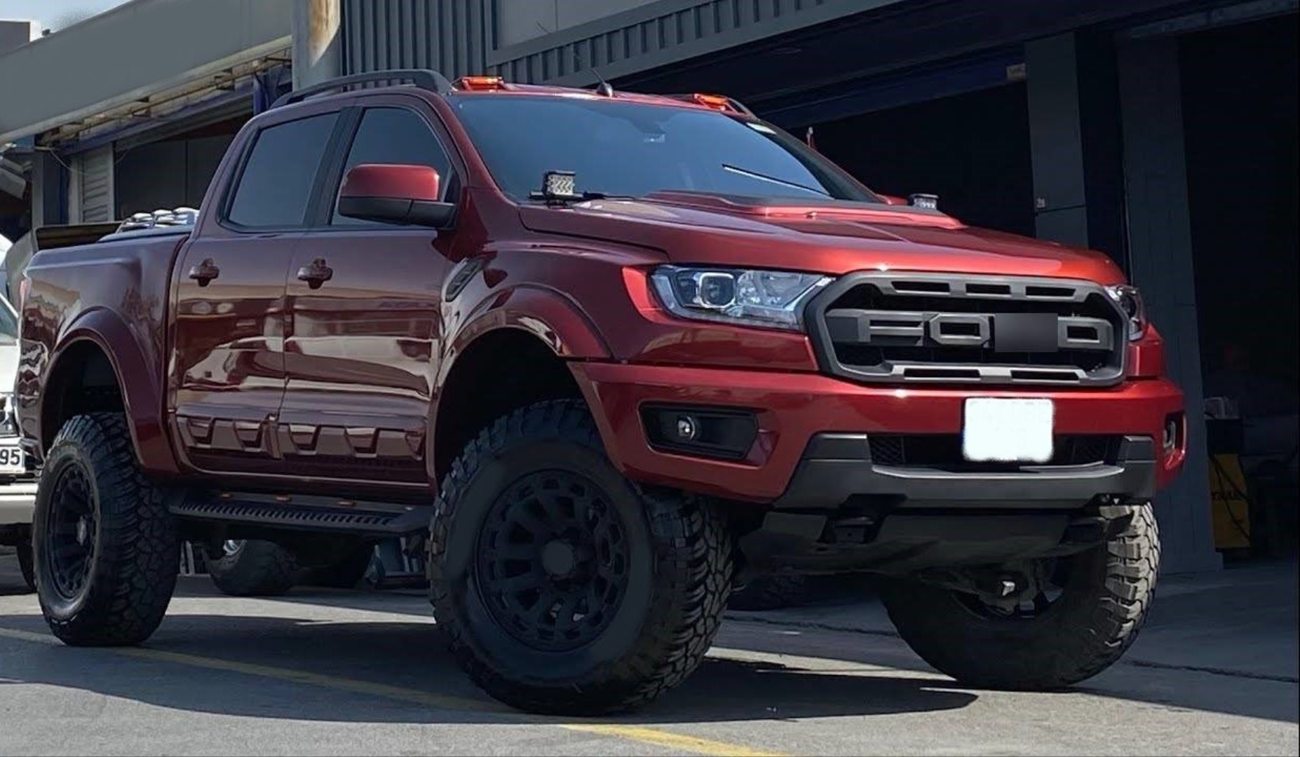 2012-2015 Ford Ranger T6 için Uyumluluğa Sahip Ranger 2018+ T8 Raptor Dönüşüm Facelift 4