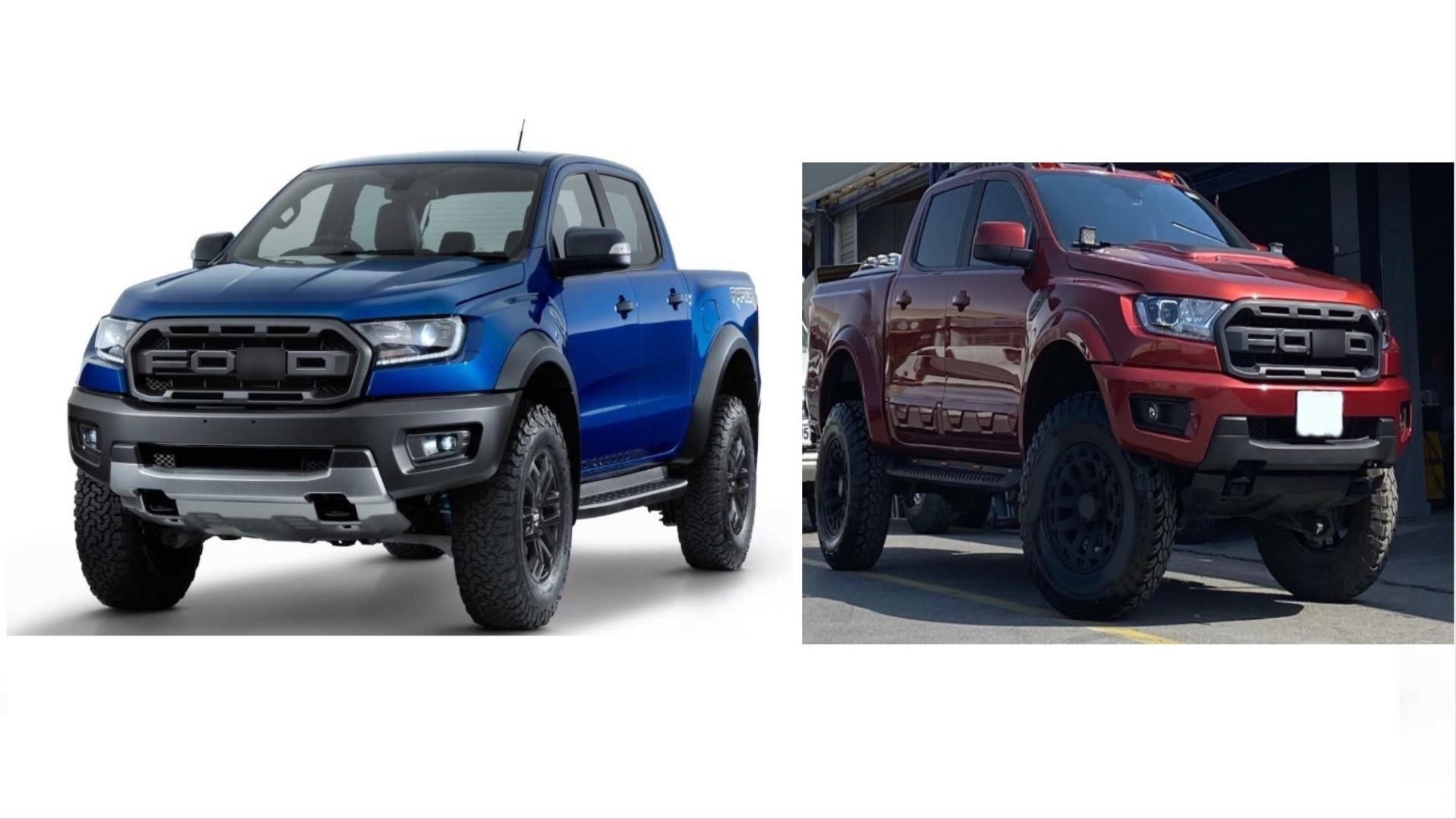 2012-2015 Ford Ranger T6 için Uyumluluğa Sahip Ranger 2018+ T8 Raptor Dönüşüm Facelift 5