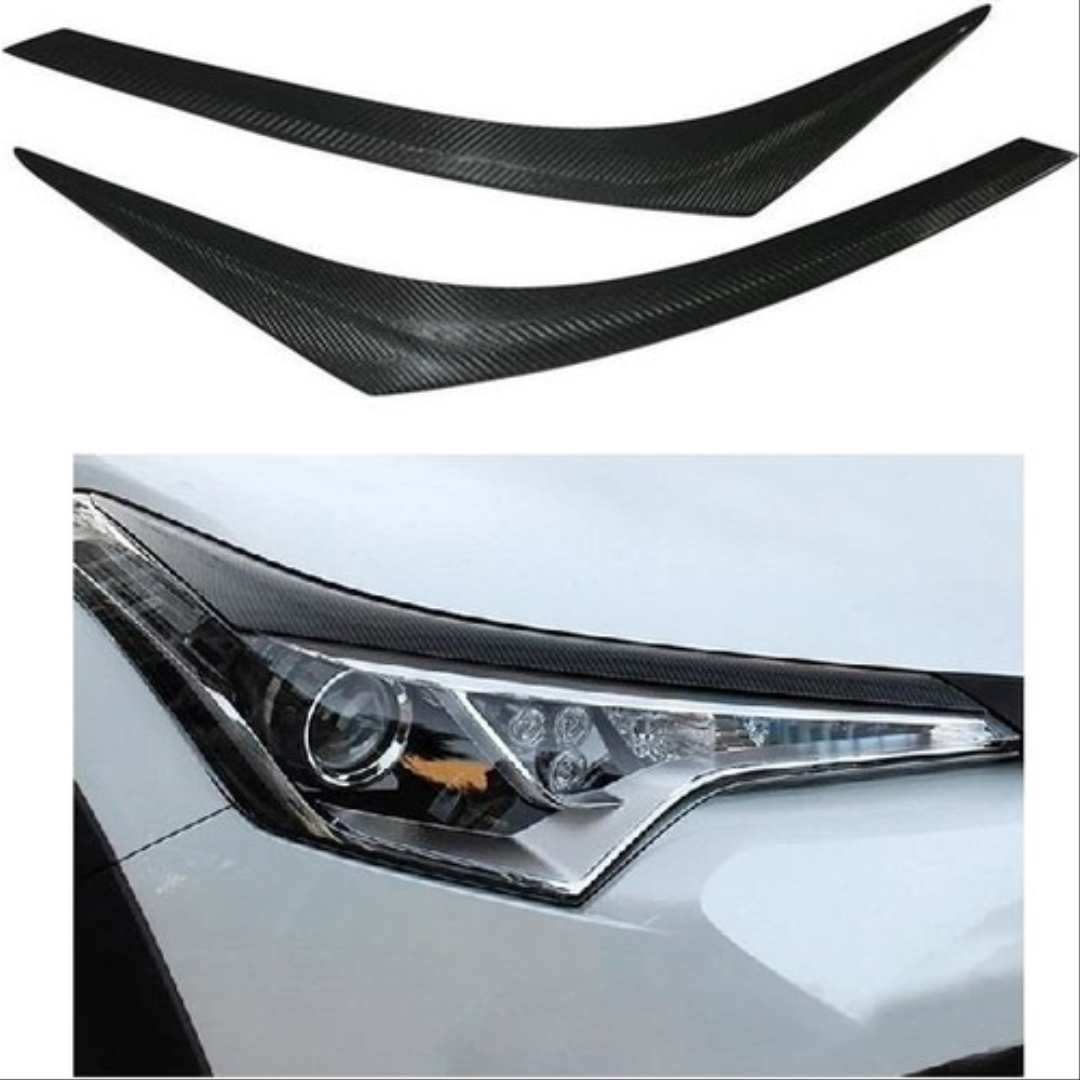 C-HR 2016-2019 İçin Uyumlu Far Kası - Karbon (2 Parça) 2