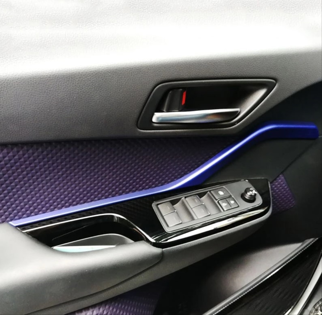 C-HR 2016-2019 İçin Uyumlu Kapı Çıtası - Mavi 2