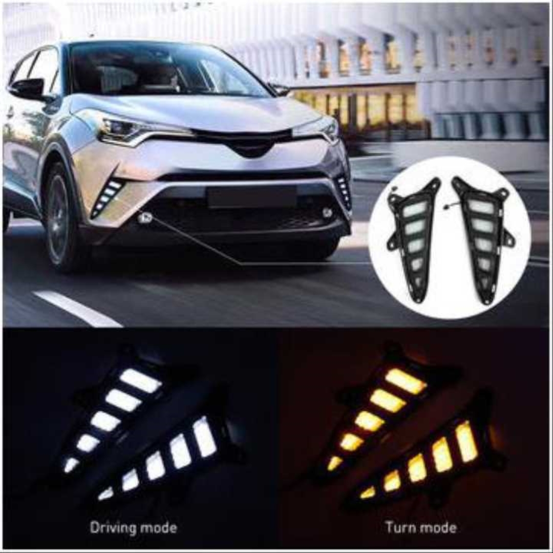 Toyota C-HR 2016-2019 Uyumlu Ön Sis LED'i - Hareketli Sinyal 3