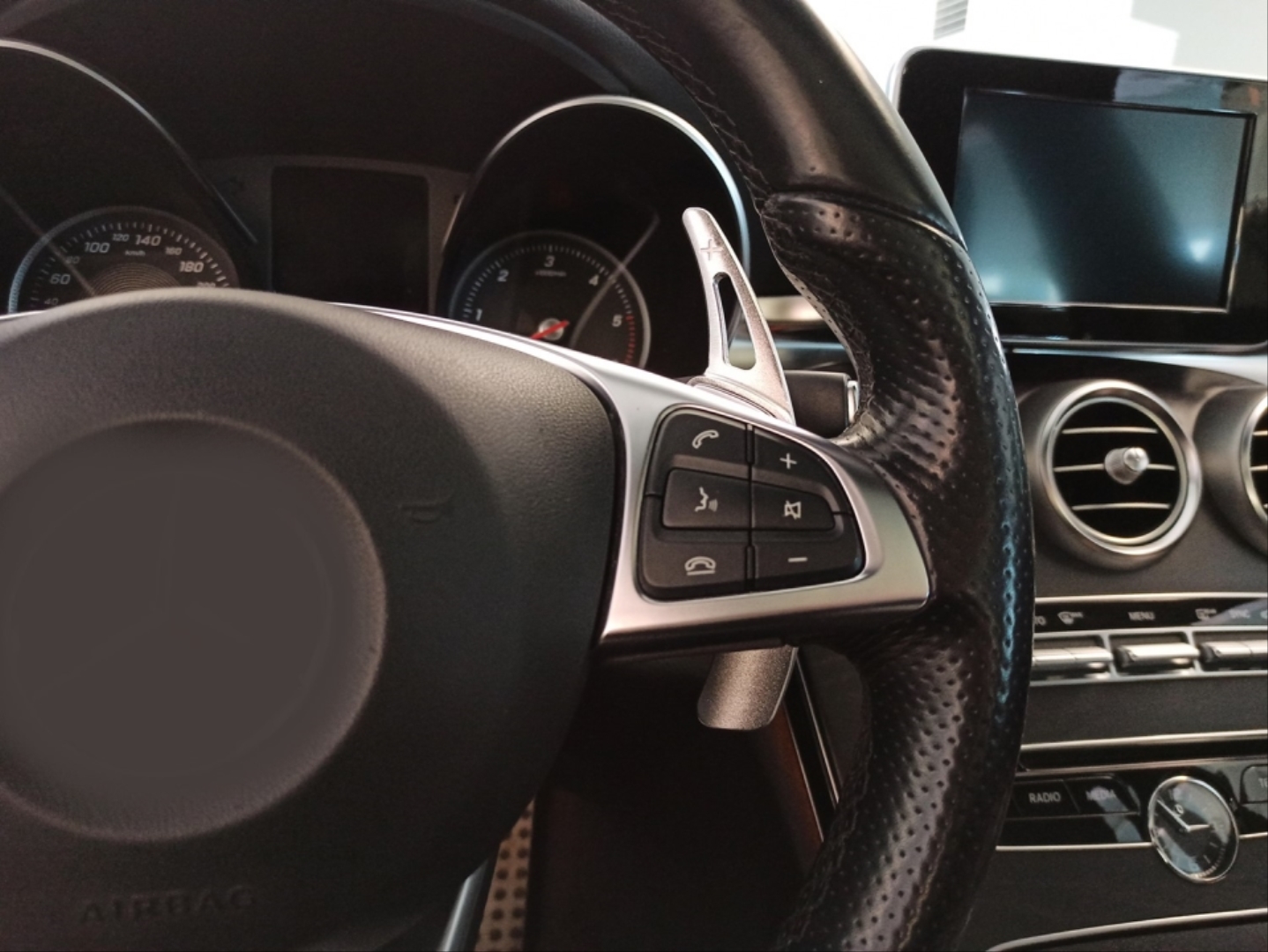 Mercedes-Benz GLC, GLE, S, CLA, GLA Serisi için Uyumlu Paddle Shift (F1 Vites Kulakçık) - Silver 4