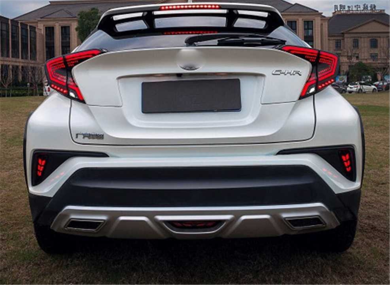 Toyota C-HR için Uyumlu LED Stop - Smoke (2016-2019) (Makyajsız Kasa İçin) 4
