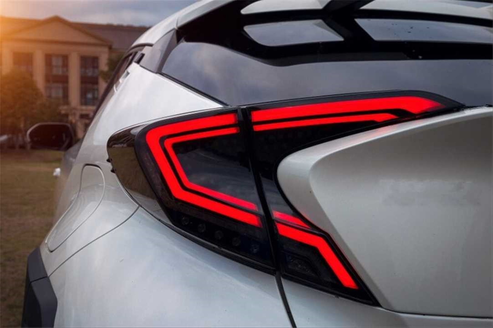 Toyota C-HR için Uyumlu LED Stop - Smoke (2016-2019) (Makyajsız Kasa İçin) 5